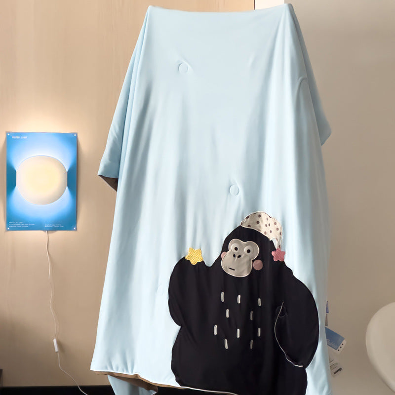 Sommerdecke mit Kühleffekt, Cartoon-Design, waschbar