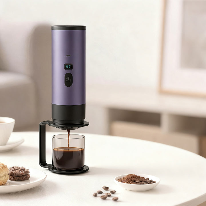 Tragbare Espresso-Kaffeemaschine mit Akku, 0,5 L