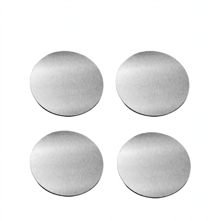 Edelstahl-Untersetzer-Set, 5-teilig, rund