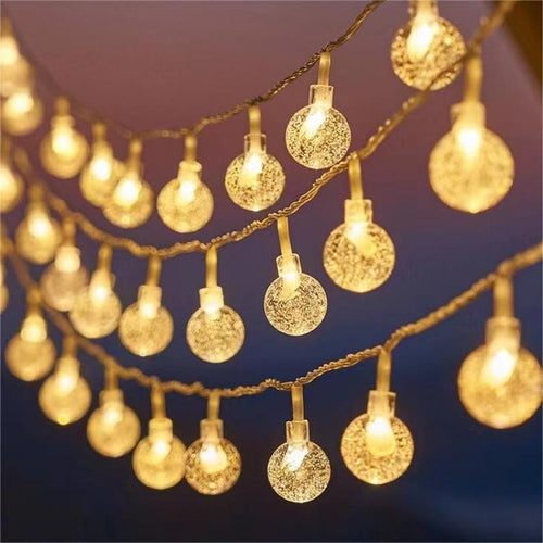 LED-Lichterkette mit Knopfzellenbatterie, 1–3 m