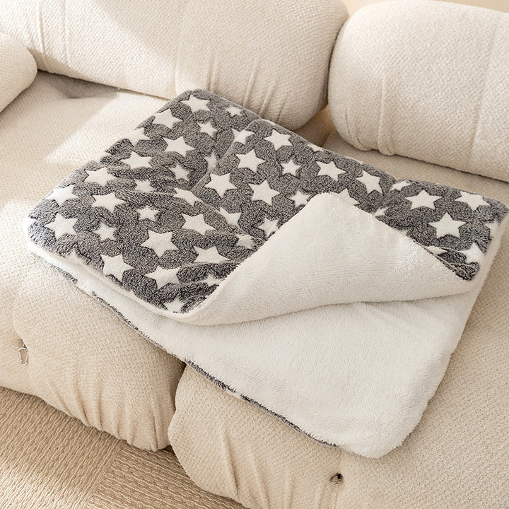 Flauschige Haustiermatte aus Fleece