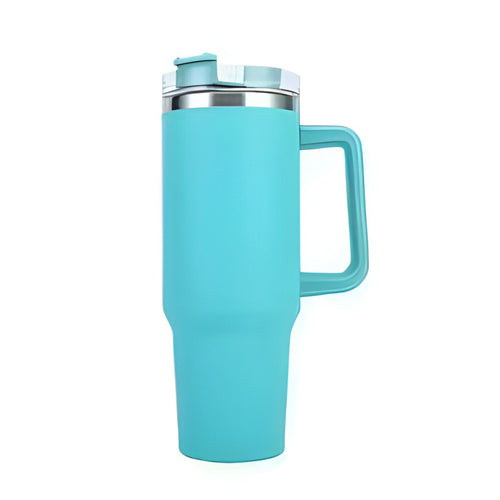 Isolierbecher 40oz mit Strohhalm und Henkel