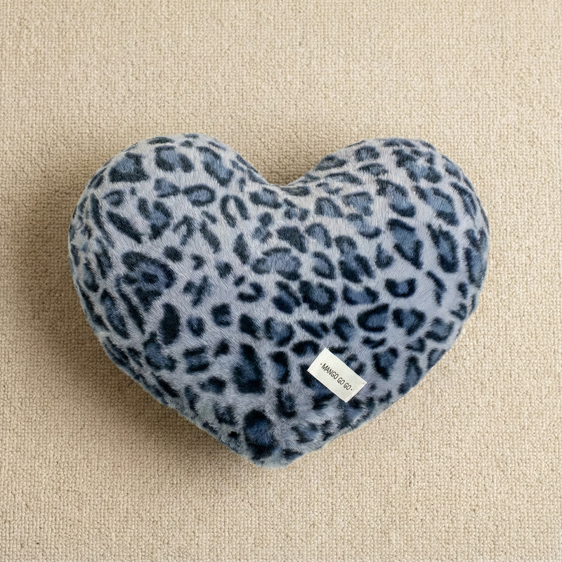 Kuschelkissen mit Leopardenmuster, 40×35 cm