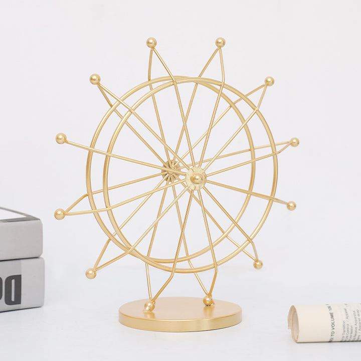 Drehbares Riesenrad-Modell, Eisen, europäischer Stil
