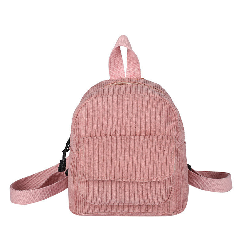 Rucksack aus Samt, kompakt und strapazierfähig