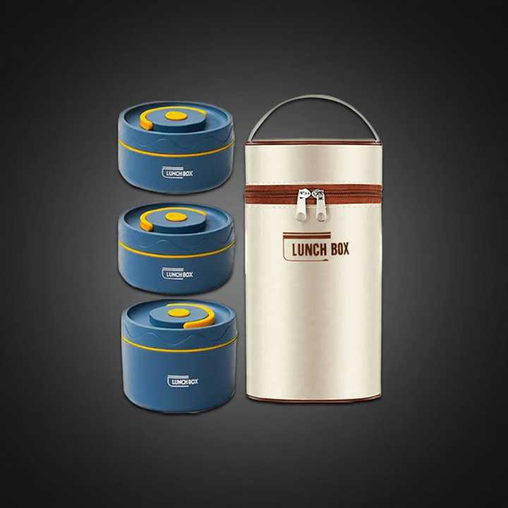 Edelstahl-Lunchbox, mehrschichtig, 501–800 ml