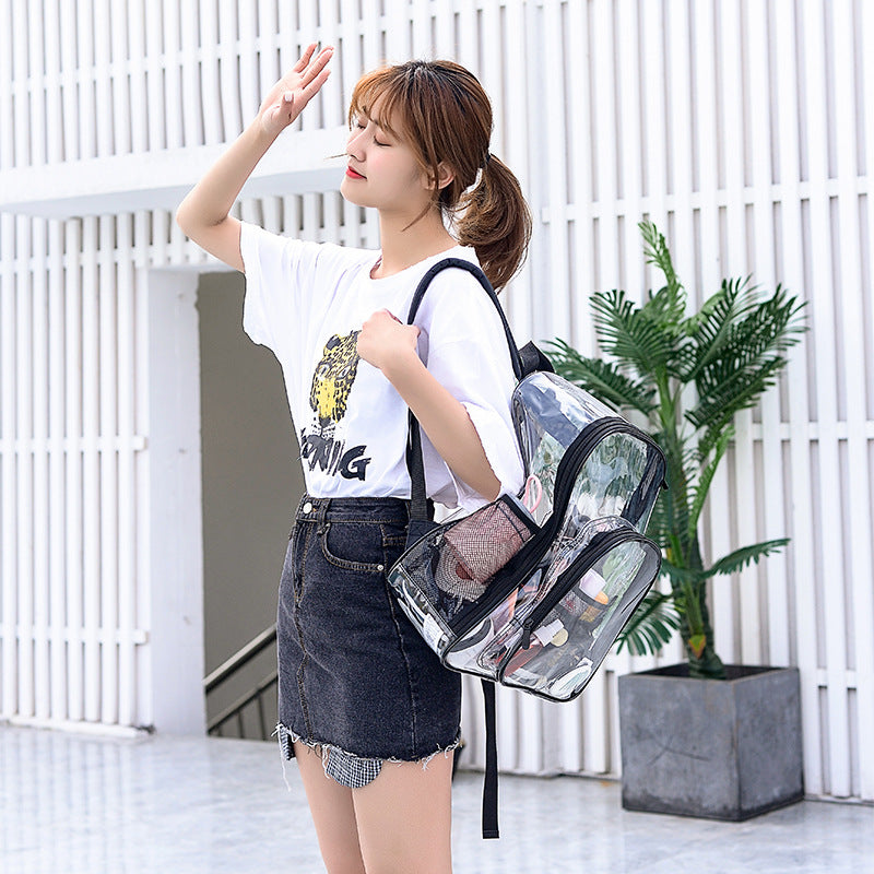 Transparenter Rucksack, 20–35 L, wasserdicht