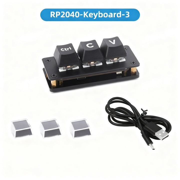 Programmierbare Mini-Tastatur, 3 Tasten