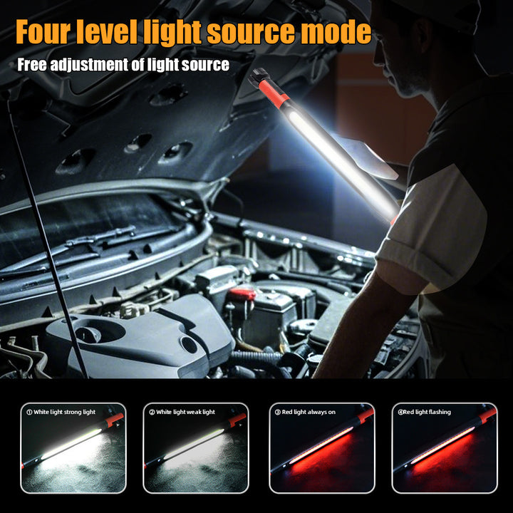 Magnetische LED-Inspektionsleuchte, 2000 mAh, aufladbar