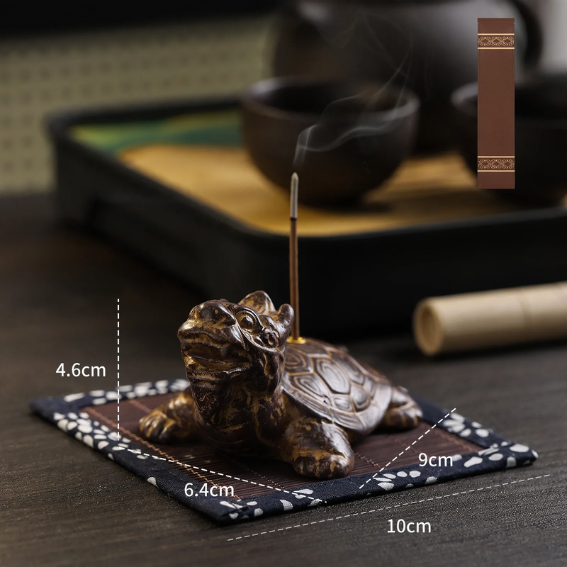 Drachenschildkröten-Räucherstäbchenhalter