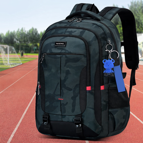 Schulrucksack mit Rolltop-Verschluss, groß