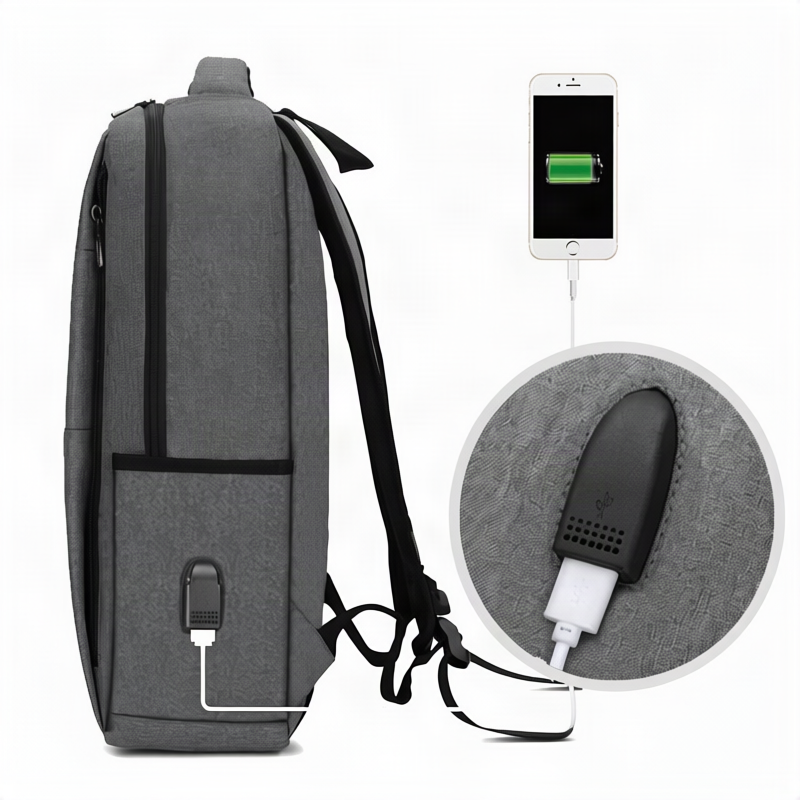 Rucksack mit USB-Ladefunktion, 20–35 L
