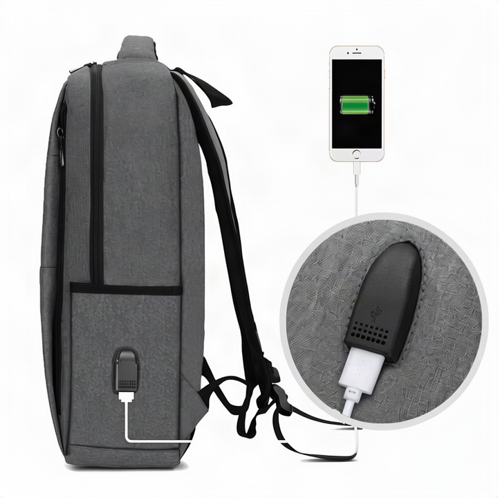 Rucksack mit USB-Ladefunktion, 20–35 L