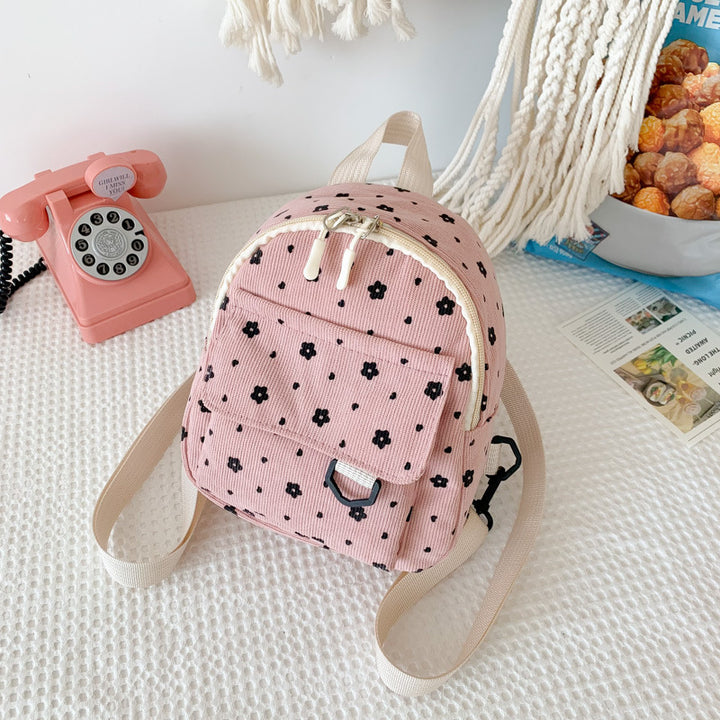 Kleiner Rucksack aus Baumwolle, abriebfest