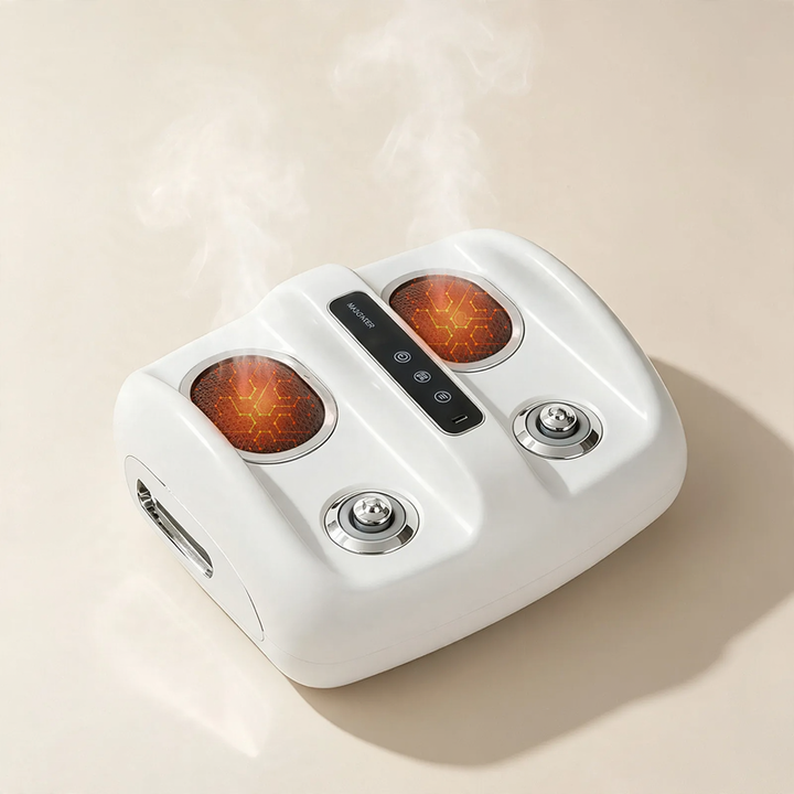Fußmassagegerät mit Wärmefunktion, kabellos, Modell JBD-08