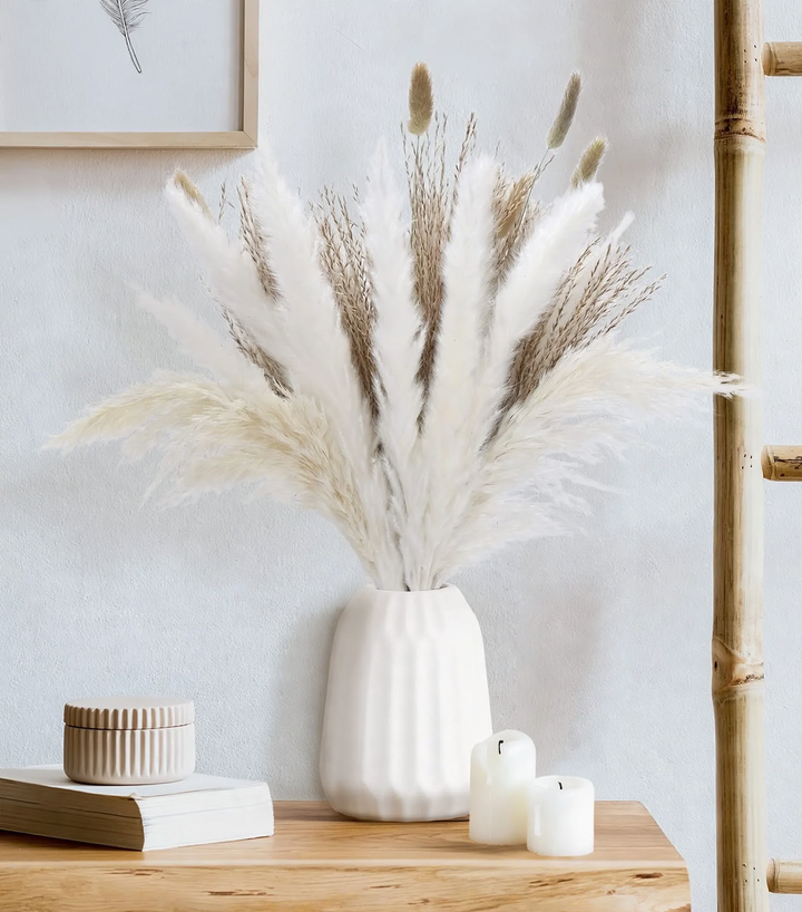 Trockenblumenbund, Pampas und Naturmaterialien