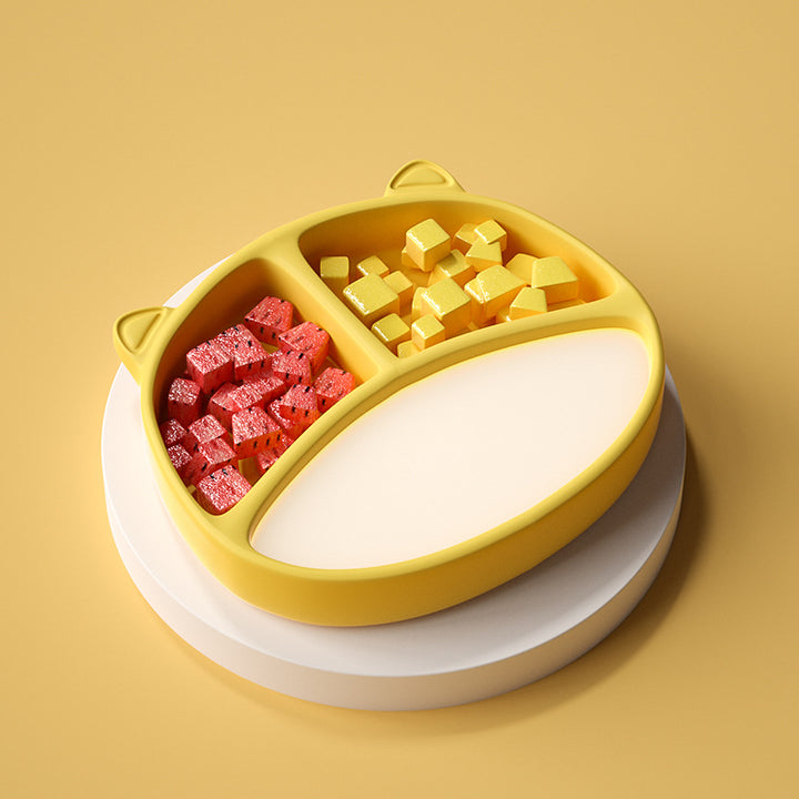 Kindergeschirr-Set aus Silikon, 6-teilig