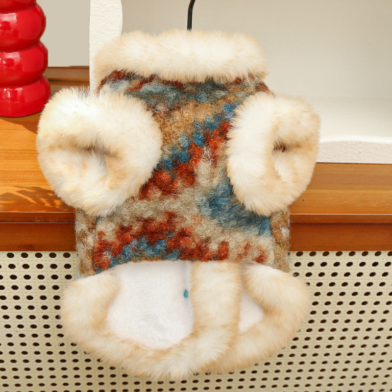 Hundejacke mit Fleecefutter, zweilagig
