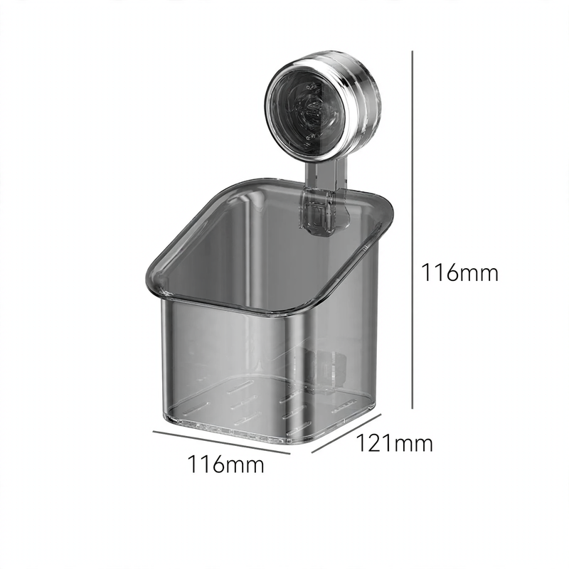 Saugnapf-Wandbox mit Ablauf, Modell YM.6933-59063