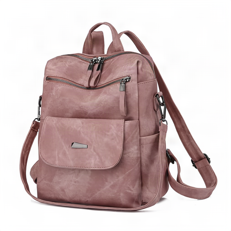 Damen-Rucksack aus PU, große Kapazität