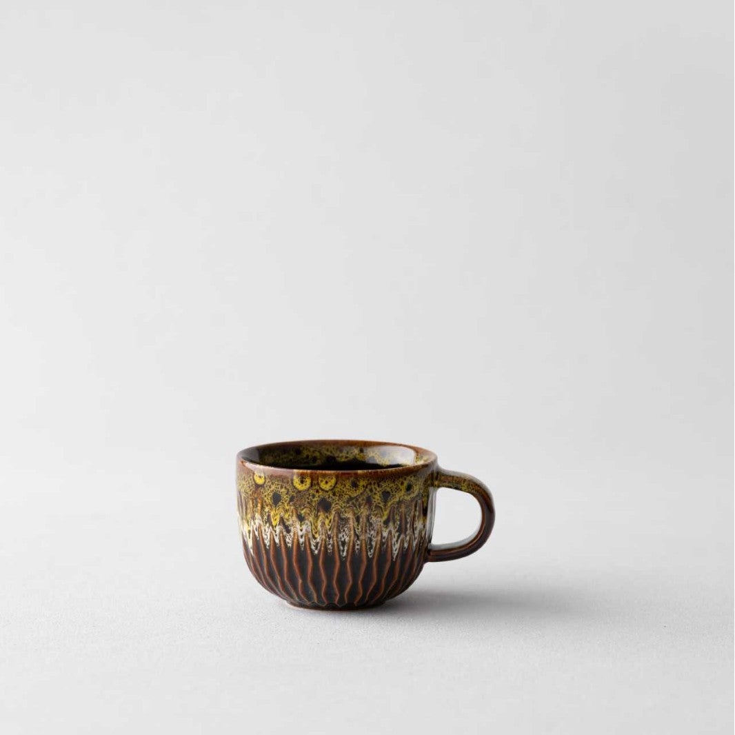 Keramik-Kaffeebecher mit Ofen-Glasur