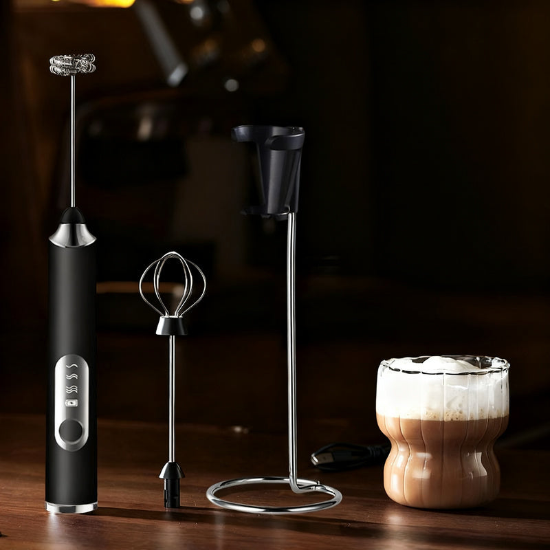 Elektrischer Milchaufschäumer, USB-C, mehrere Funktionen