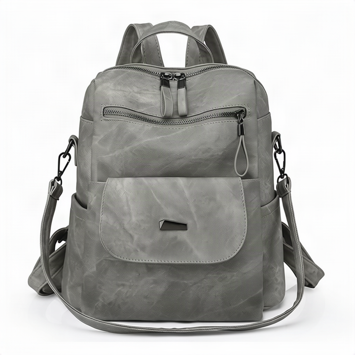 Damen-Rucksack aus PU, große Kapazität
