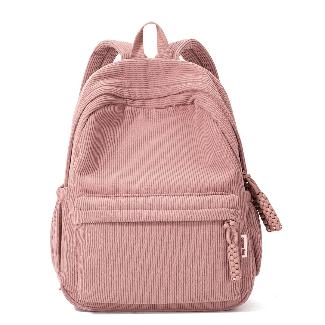 Großer Rucksack aus Cord, 40×29 cm