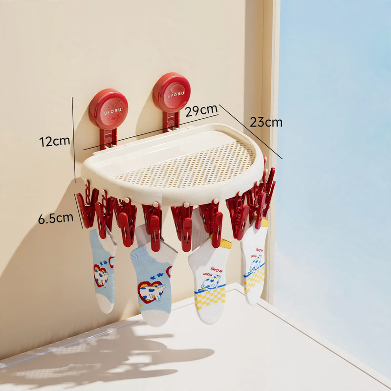 Wäscheständer und Klammern, Kunststoff, Modell DD2516-1