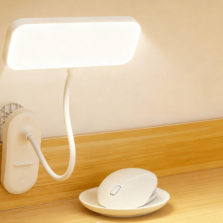 LED-Klemmleuchte für Schreibtisch und Bett