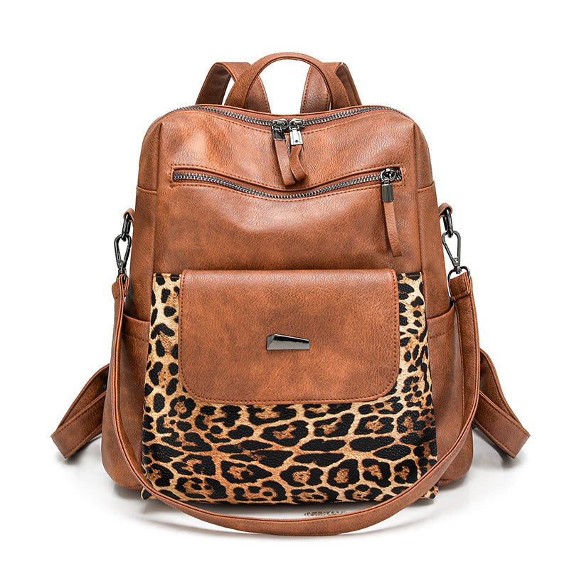 Damen-Rucksack aus PU, große Kapazität