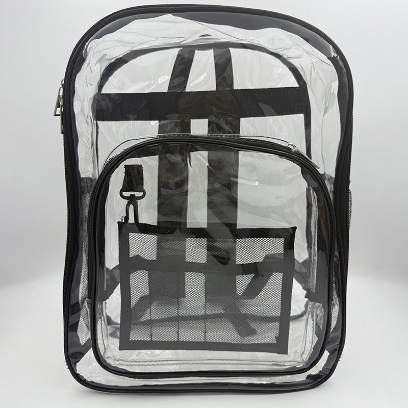 Transparenter PVC-Rucksack, wasserfest, leicht