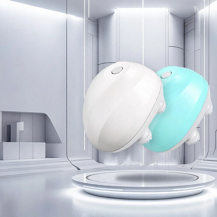 Elektrischer Kopfmassager mit acht Massageköpfen