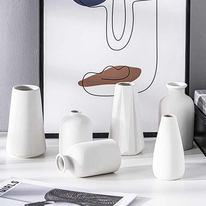 Keramik-Vase Flower, modern
