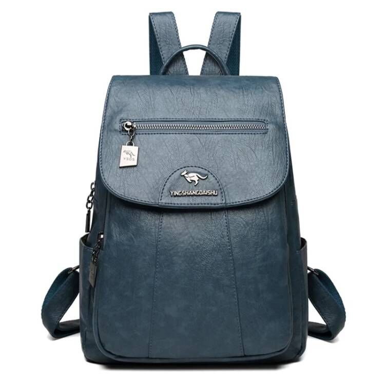 Damen-Rucksack, PU-Leder, Vintage-Stil