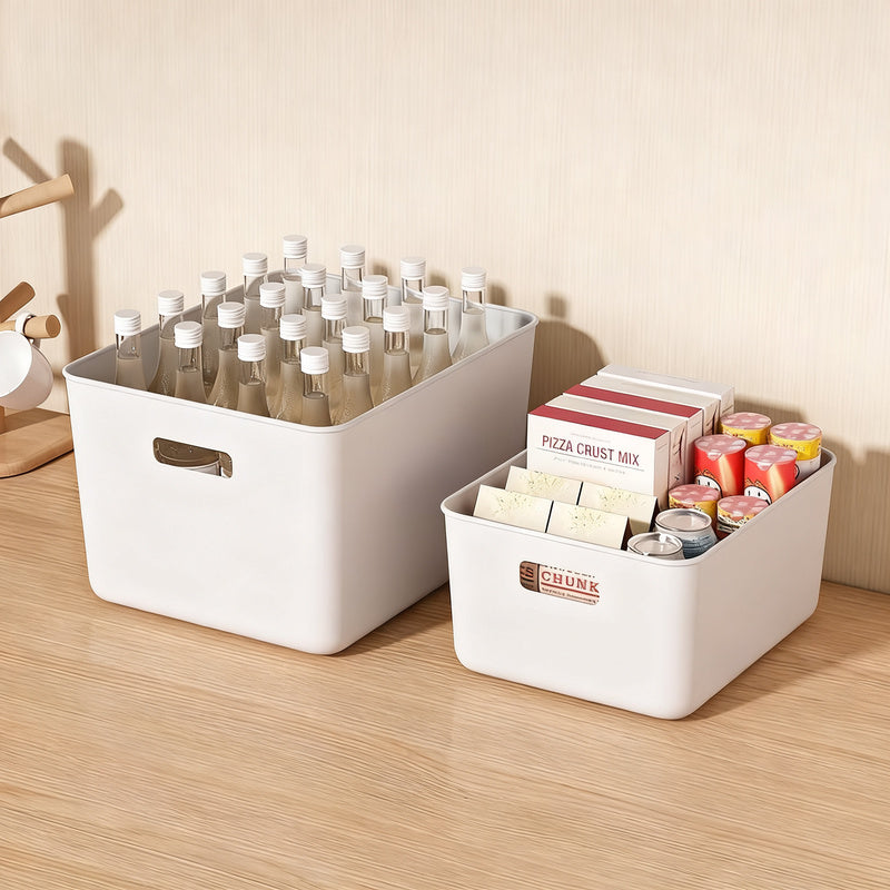 Kunststoff-Aufbewahrungsbox für Schreibtisch und Schrank