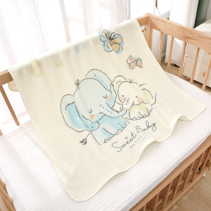 Babydecke aus Korallenfleece, 80×80 cm
