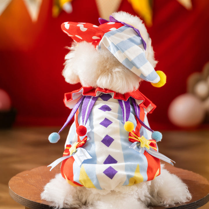 Haustier-Clown-Kostüm, wattiert, Herbst/Winter