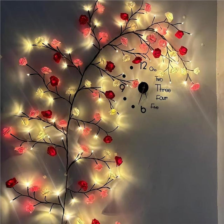 LED-Dekoleuchte mit Kirschblüten-Design