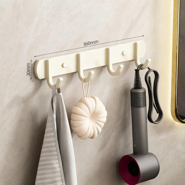 Starke Aluminium-Wandhaken mit Klebepads