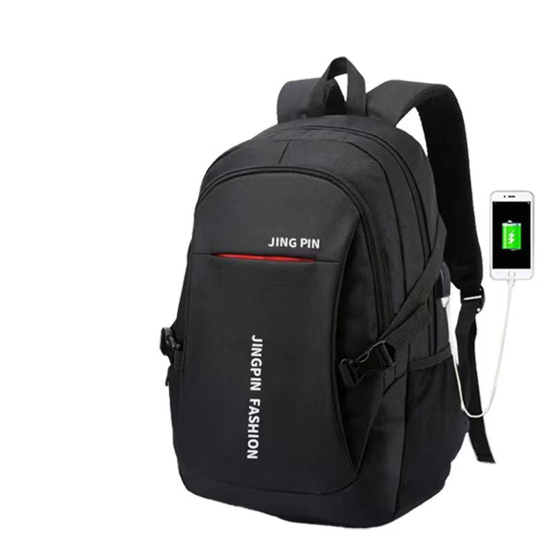 Rucksack, 36–55 L, Oxfordstoff, USB-Anschluss