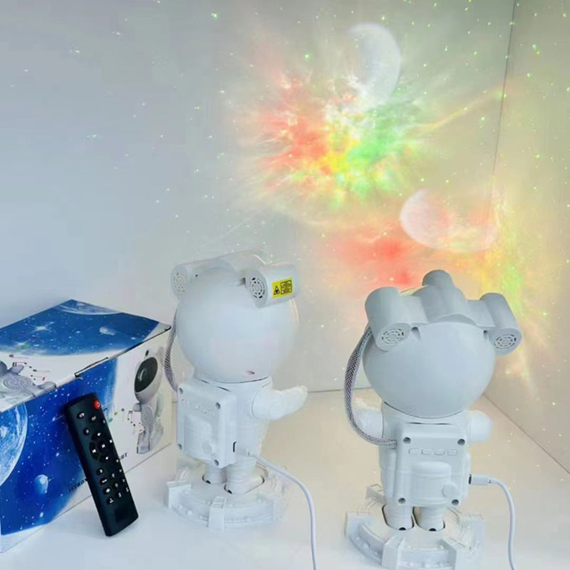 Astronauten-Projektionsleuchte mit Sternenhimmel