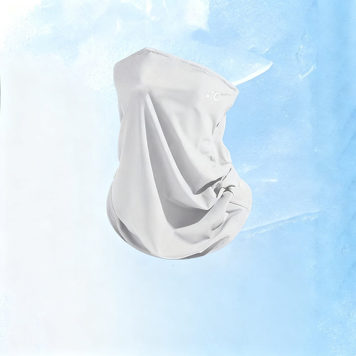 UV-Schutz-Gesichtsmaske mit Ohrschlaufen und Nackenschutz