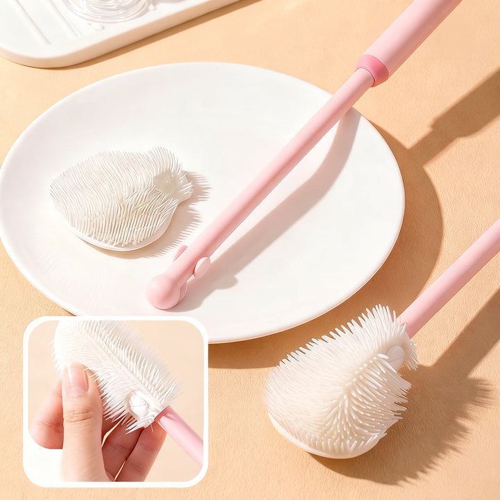 Silikon-Reinigungsbürste für Babyflaschen und Sauger