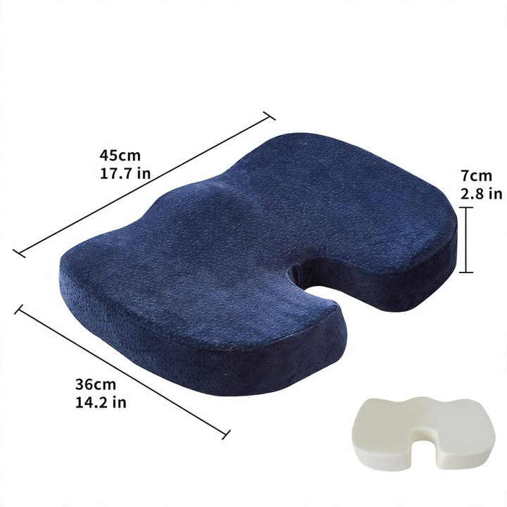 Gel-Sitzkissen mit Memory-Foam, 45×36×7 cm