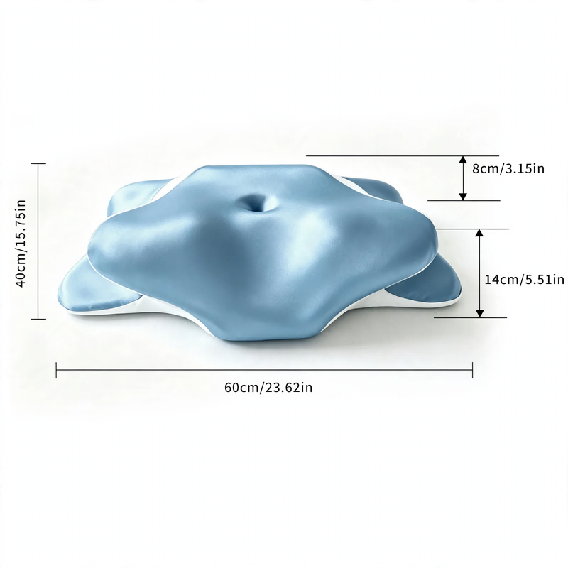 Nackenstützkissen aus Gedächtnisschaum, Schmetterlingsform