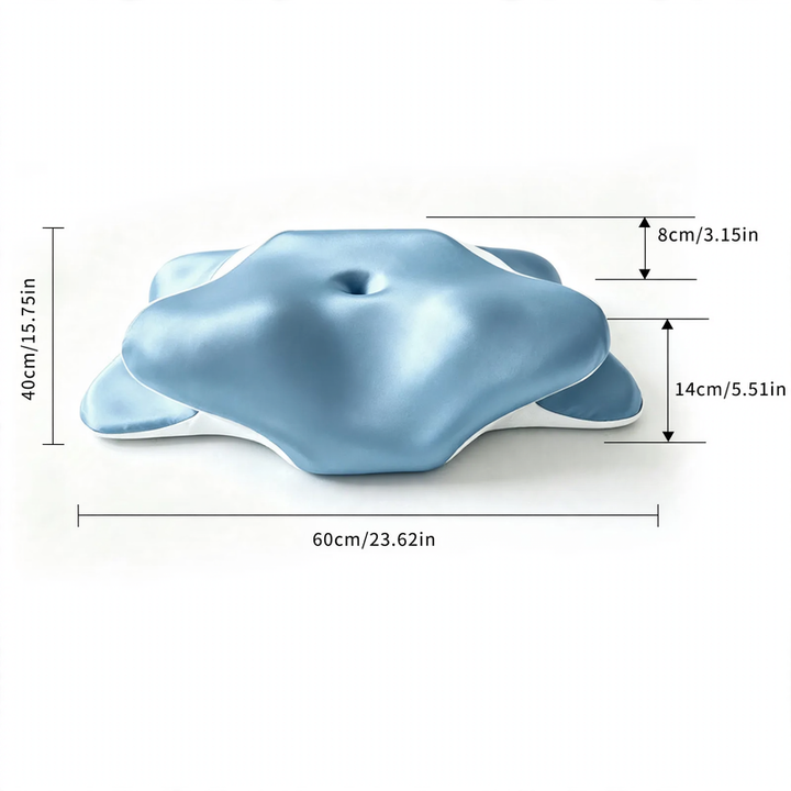 Nackenstützkissen aus Gedächtnisschaum, Schmetterlingsform