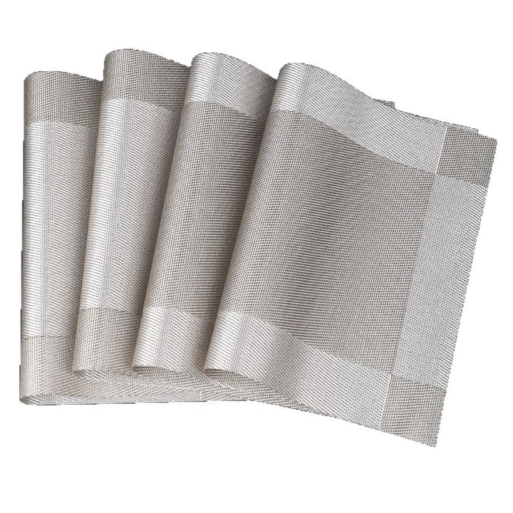 Tischset aus Polyester, quadratisch, gemustert