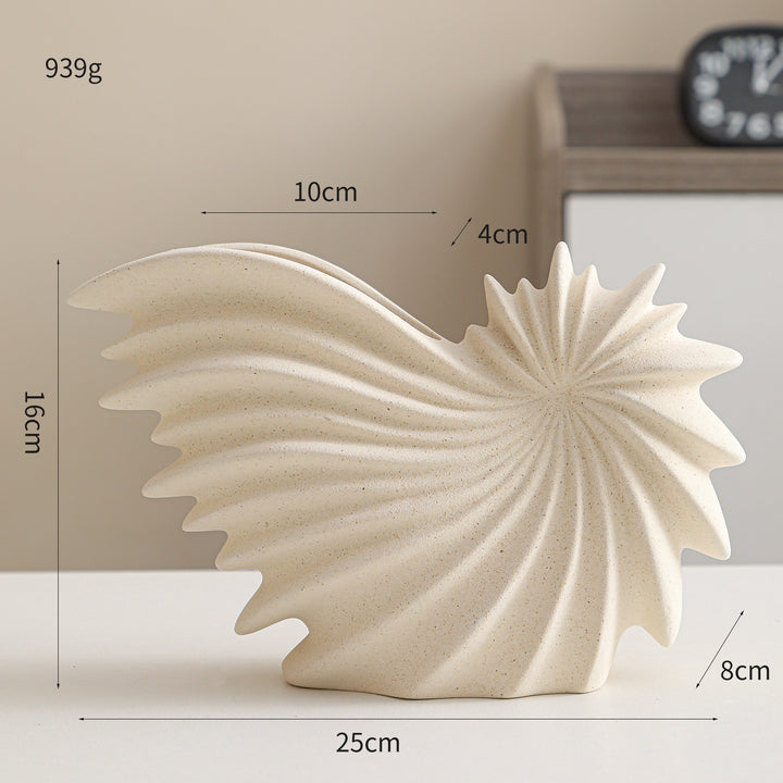 Keramik-Vase Flower, modern