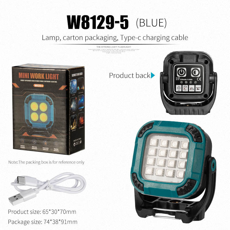 Mini-Campinglampe mit LED und Schlüsselanhänger